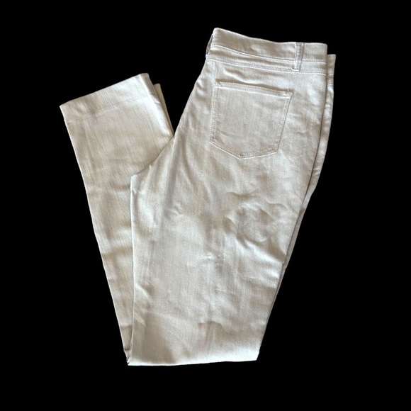 🎁 Dismero Beige Gold Accent Jeans - Picture 1 of 9